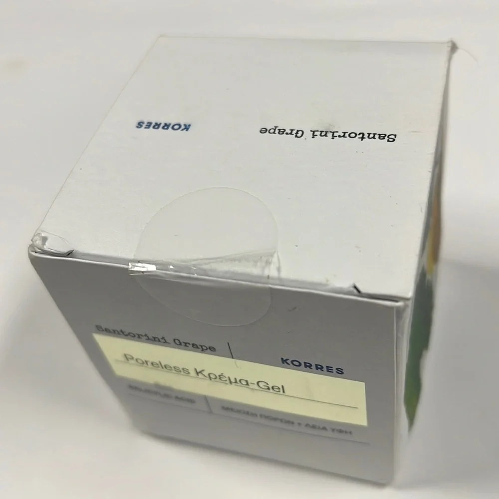Korres 40ml Santorini Grape Poreless Skin Cream Salicylic Acid Smooth & Balance